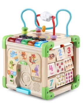 Touch & Learn Wooden Activity Cube